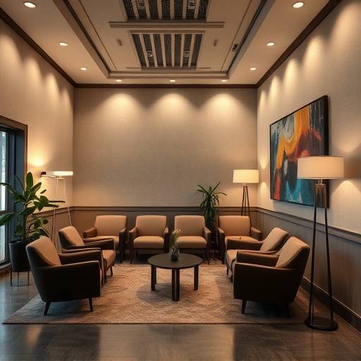 Our comfortable waiting area at Lumiere Studios in San Francisco.